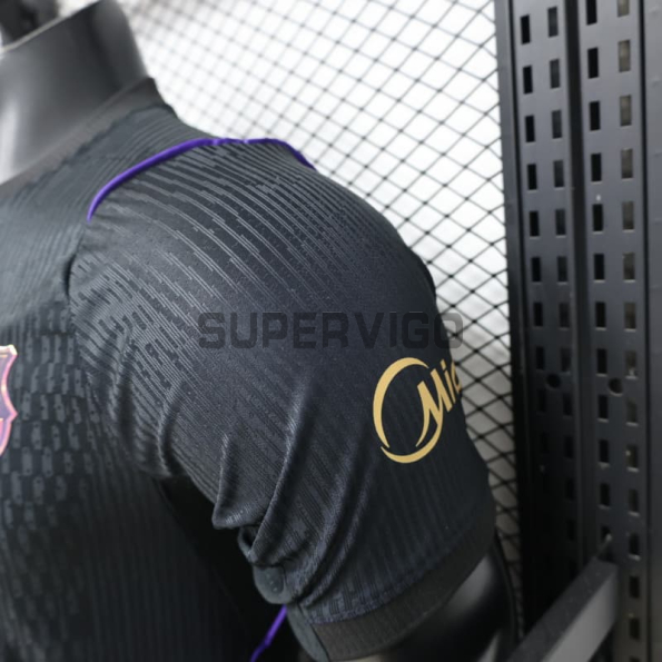 Camiseta Barcelona Segunda Equipación 2026/2027 Negro/Morado (EDICIÓN JUGADOR)