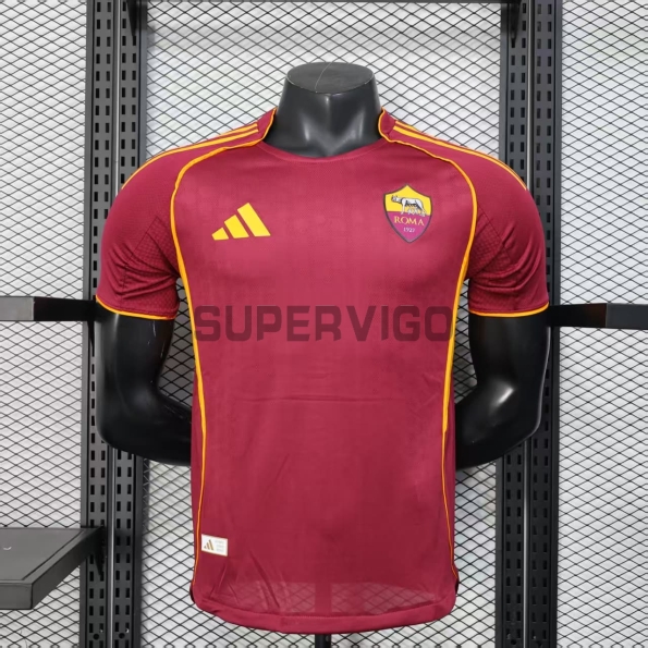 Camiseta AS Roma Primera Equipación 2025/2026 Rojo (EDICIÓN JUGADOR)