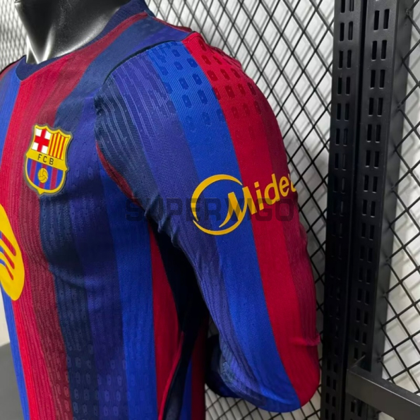 Camiseta Barcelona Primera Equipación 2026/2027 ML Rojo/Azul (EDICIÓN JUGADOR)
