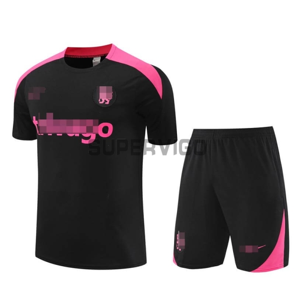 Camiseta de Entrenamiento Chelsea 2024/2025 Kit Negro/Rosa