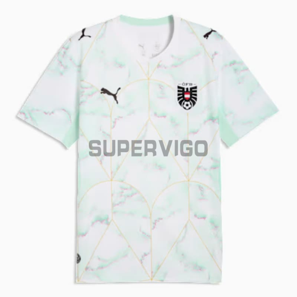 Camiseta Austria Segunda Equipación Mundial 2026 Blanco