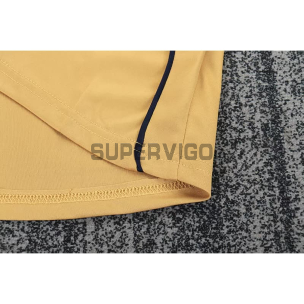 Camiseta España Segunda Equipación Retro 2008 Amarillo Niño Kit