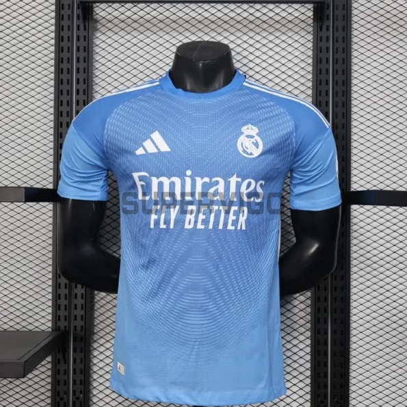 Camiseta de Portero Real Madrid 2025/2026 Azul (EDICIÓN JUGADOR)