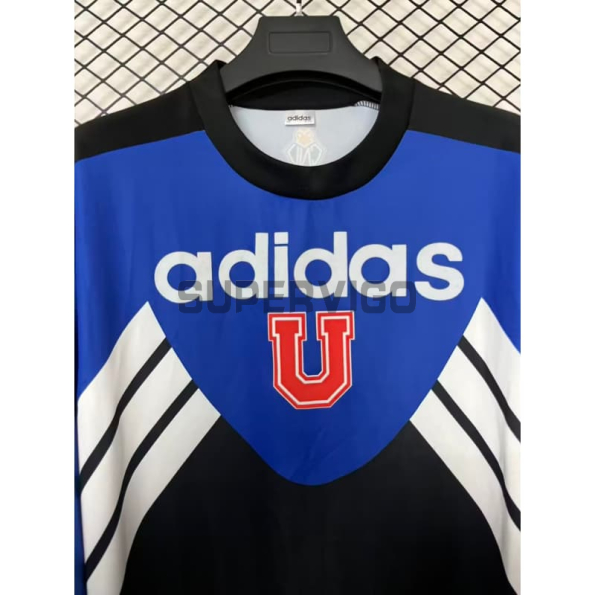 Camiseta Universidad de Chile 2026/2027 ML Azul/Negro Versión Retro