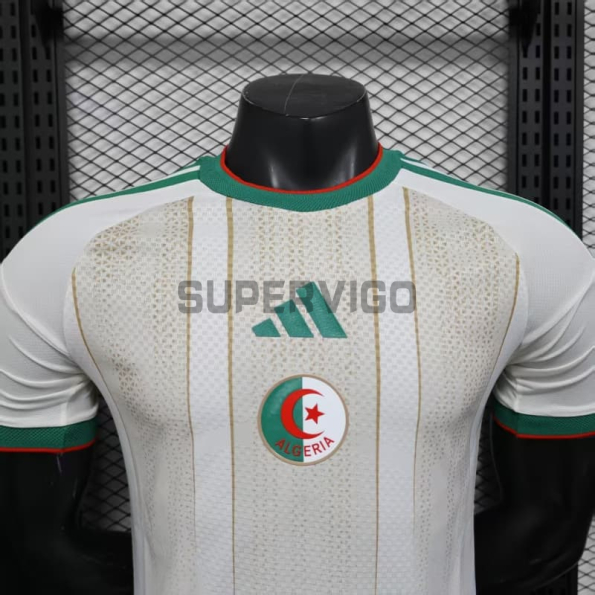 Camiseta Argelia Primera Equipación Mundial 2026 Blanco (EDICIÓN JUGADOR)
