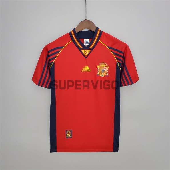 Camiseta España Primera Equipación Retro 1998