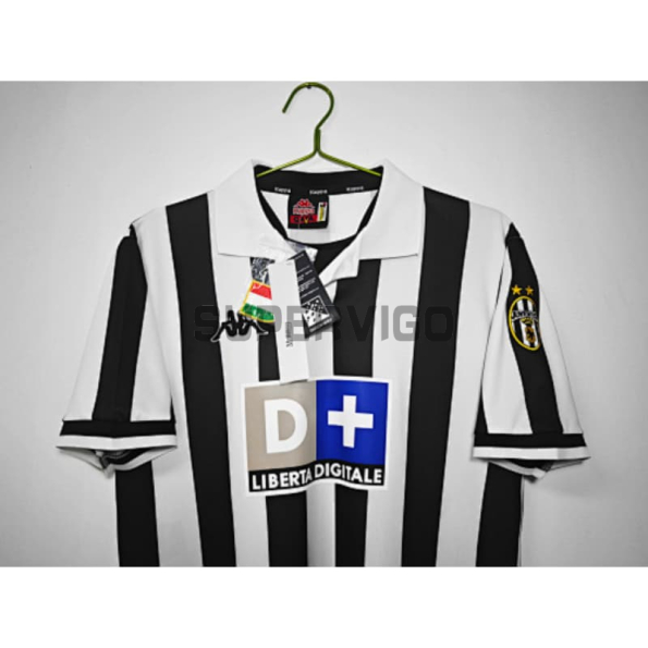 Camiseta Juventus Primera Equipación Retro 1998/1999 Blanco/Negro