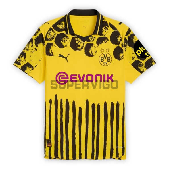 Camiseta Borussia Dortmund Primera Equipación 2025/2026 Club World Copa Amarillo