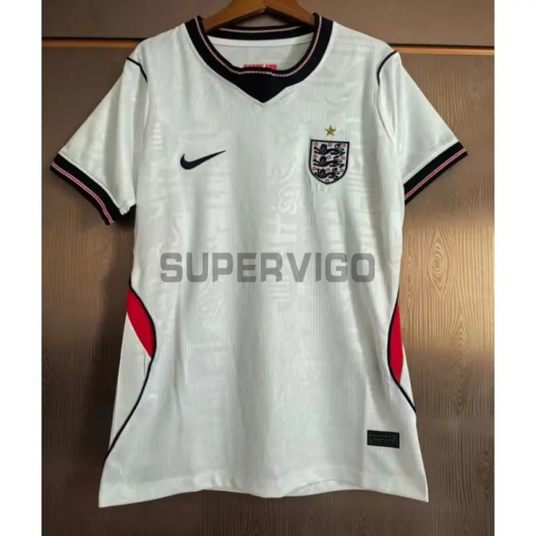 Camiseta Inglaterra Primera Equipación Mundial 2026 Blanco Mujer