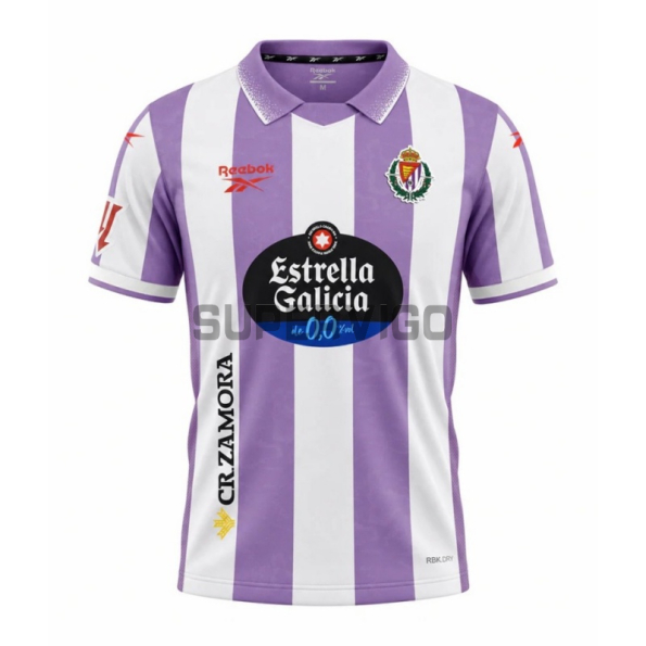 Camiseta Real Valladolid Primera Equipación 2026/2027 Morado/Blanco con Parche La Liga