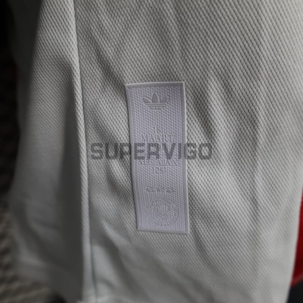 Camiseta Ajax 125 Aniversario Edición 2025 Rojo/Blanco (EDICIÓN JUGADOR)