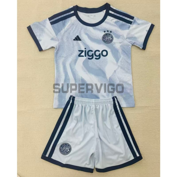 Camiseta Ajax Tercera Equipación 2026/2027 Azul Claro Niño Kit