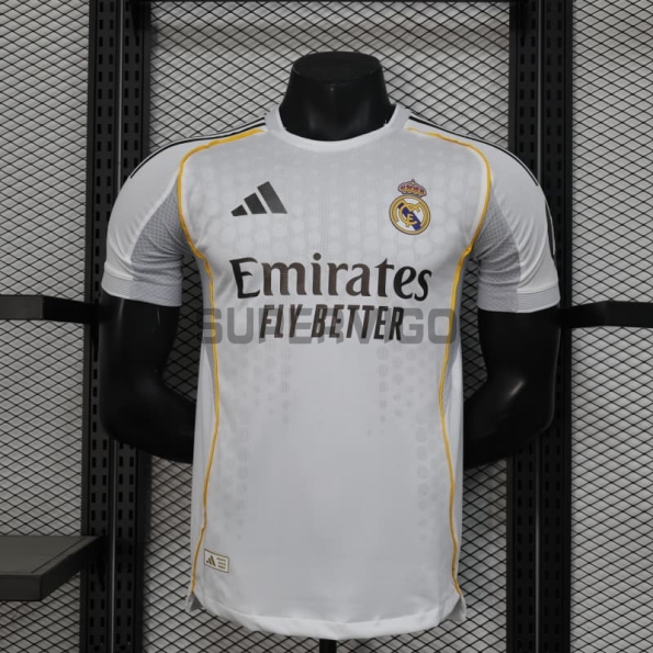 Camiseta Real Madrid Primera Equipación 2025/2026 Blanco (EDICIÓN JUGADOR)