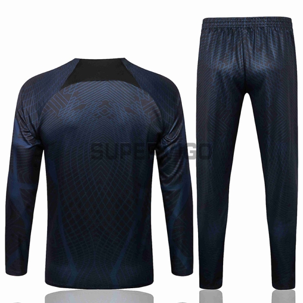 Training Top Kit Portugal 2022 Noir/Bleu