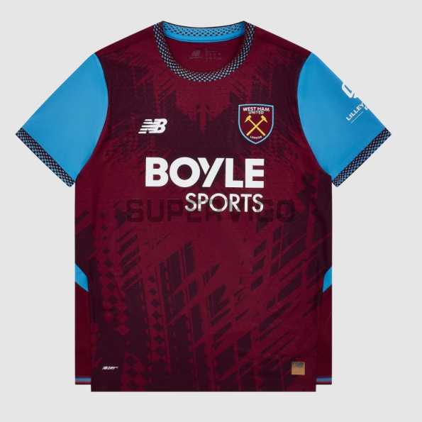 Camiseta West Ham United Primera Equipación 2026/2027 Rojo Oscuro