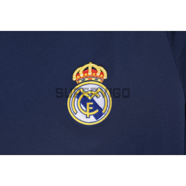 Camiseta Real Madrid Segunda Equipación Retro 2005/06 ML Azul Marino
