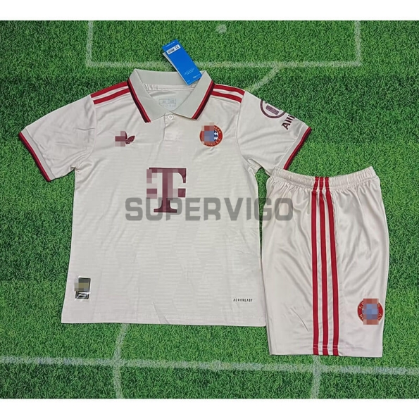 Camiseta Bayern Múnich Tercera Equipación 2024/2025 Niño Kit