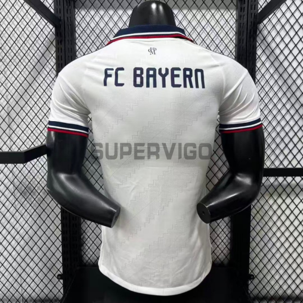 Camiseta Bayern Múnich Segunda Equipación 2026/2027 Blanco (EDICIÓN JUGADOR)