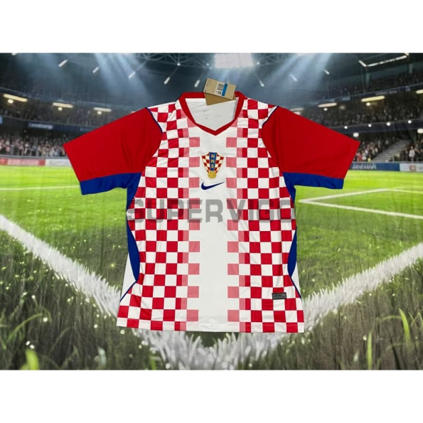Camiseta Croacia Primera Equipación Mundial 2026 Rojo/Blanco