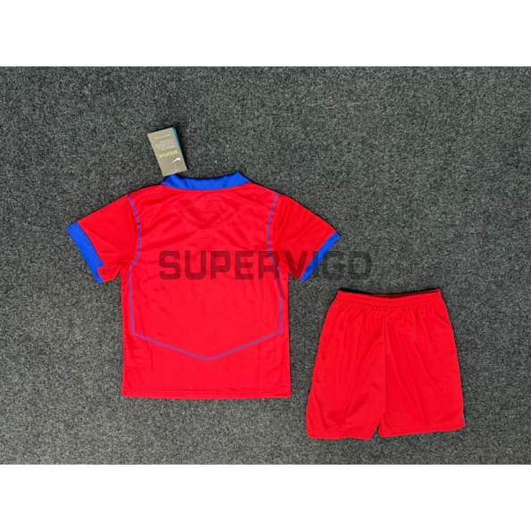 Camiseta PSG Tercera Equipación 2025/2026 Rojo Niño Kit