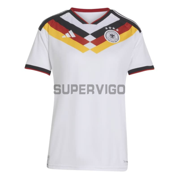 Camiseta Alemania Primera Equipación Mundial 2026 Blanco Mujer