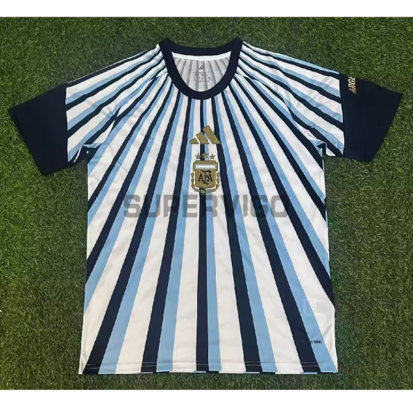 Camiseta Argentina 2026 Pre-Match Azul/Blanco
