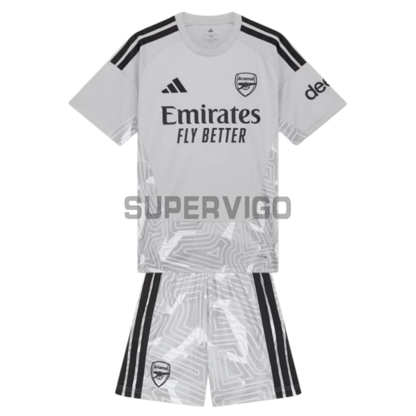 Camiseta de Portero Arsenal 2026/2027 Gris Niño Kit