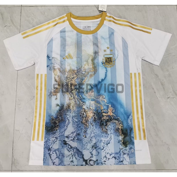 Camiseta Argentina 2023 Azul/Blanco/Dorado