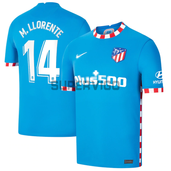 Camiseta M. Llorente 14 Atlético de Madrid Tercera Equipación 2021/2022