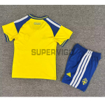 Camiseta Suecia Primera Equipación Mundial 2026 Amarillo Niño Kit