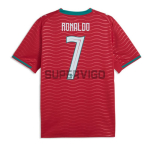 Camiseta Ronaldo 7 Portugal Primera Equipación Mundial 2026 Rojo