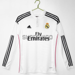 Camiseta Real Madrid Primera Equipación Retro 2014/15 ML Blanco