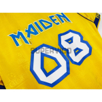 Camiseta West Ham United x Iron Maiden Equipación Retro 2008/09 Amarillo