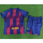 Camiseta Barcelona Primera Equipación 2025/2026 Azul/Rojo Niño Kit (EDICIÓN JUGADOR)
