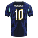 Camiseta NEYMAR JR. 10 Brasil Segunda Equipación Mundial 2026 Azul