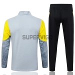 Sudadera De Entrenamiento Borussia Dortmund 2025/2026 Kit Gris Claro/Amarillo