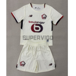Camiseta Lille OSC Segunda Equipación 2025/2026 Beige Niño Kit