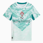Camiseta Portugal Segunda Equipación Mundial 2026 Verde/Blanco Mujer