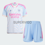 Camiseta Arsenal 2023/2024 Azul/Rosa Niño Kit