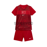 Camiseta Turquía Primera Equipación Mundial 2026 Rojo Niño Kit