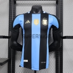 Camiseta Argentina 2024 Azul/Negro (EDICIÓN JUGADOR)