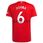 POGBA 6 Manchester United Soccer Jersey Home 2021/2022