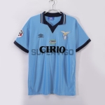 Camiseta Lazio Primera Equipación Retro 1996/97 Azul