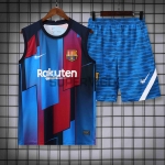 Camiseta de Entrenamiento Barcelona Sin Mangas 2022/2023 Kit Azul/Rojo