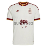 Camiseta España Mundial 2026 x Spiderman Segunda Equipación Blanco 2 Estrellas