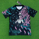 Camiseta Liverpool 2025/2026 Pre-Match Negro/Rosa/Azul