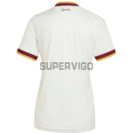 Camiseta España Segunda Equipación Mundial 2026 Blanco/Rojo Mujer