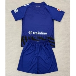 Camiseta de Portero Real Betis 2025/2026 Azul Marino Niño Kit con Parche La Liga