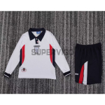 Camiseta Inglaterra Primera Equipación Retro 1998 ML Blanco Niño Kit