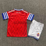 Camiseta Espanyol Segunda Equipación 2026/2027 Rojo Niño Kit con Parche La Liga
